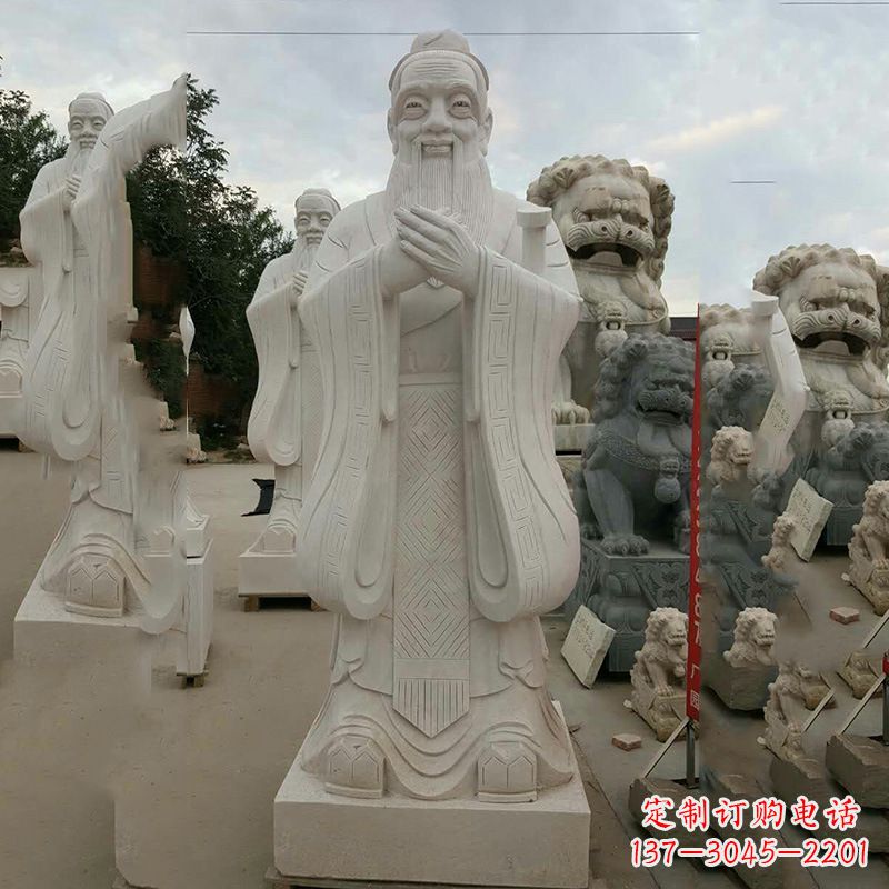 内江弘扬传统文化,尊崇孔子雕塑