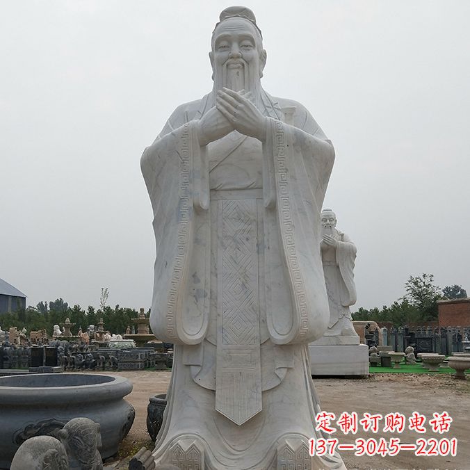 内江孔子玻璃钢雕塑