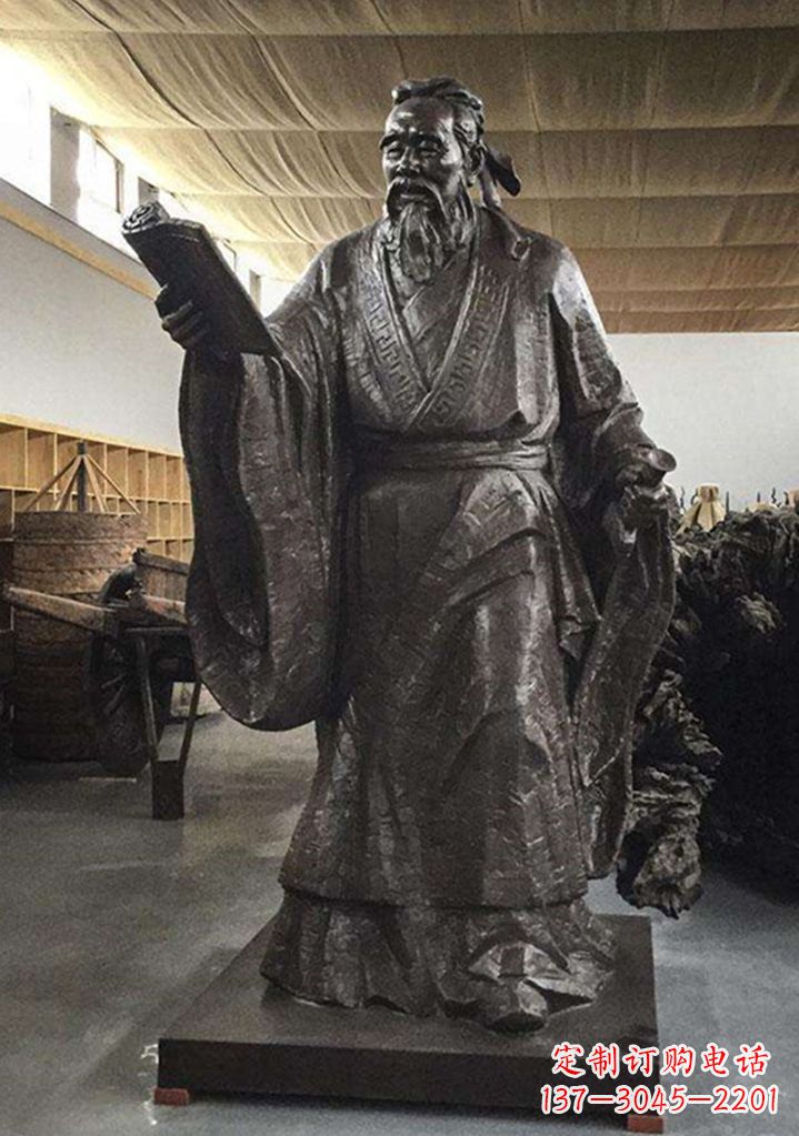 内江中国古代圣贤孔子雕塑