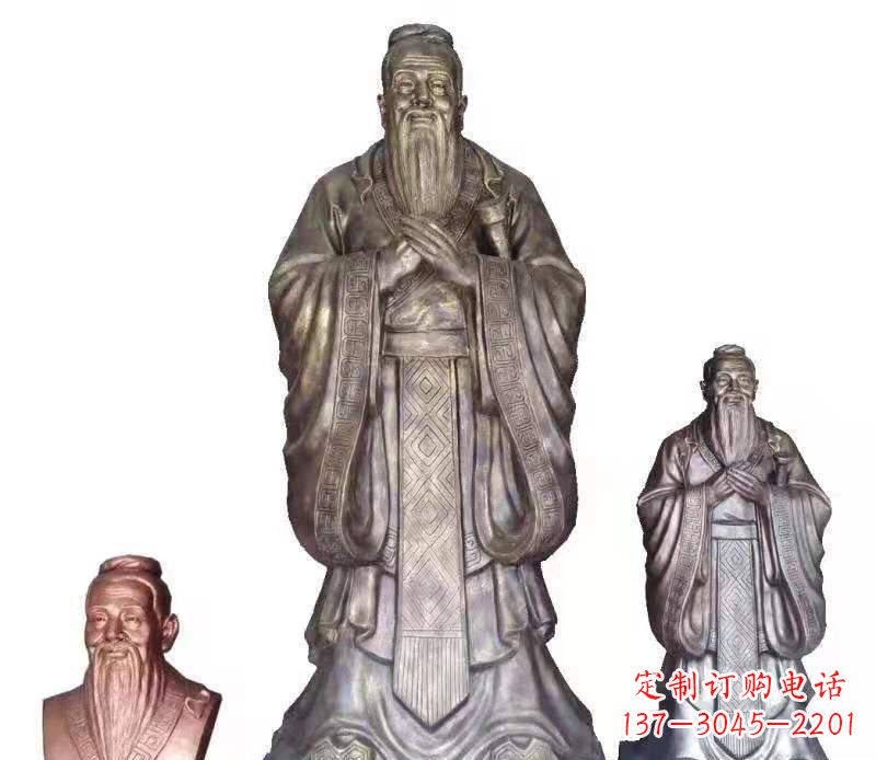 内江中领雕塑推出的精美古典孔子雕塑,是一款集…