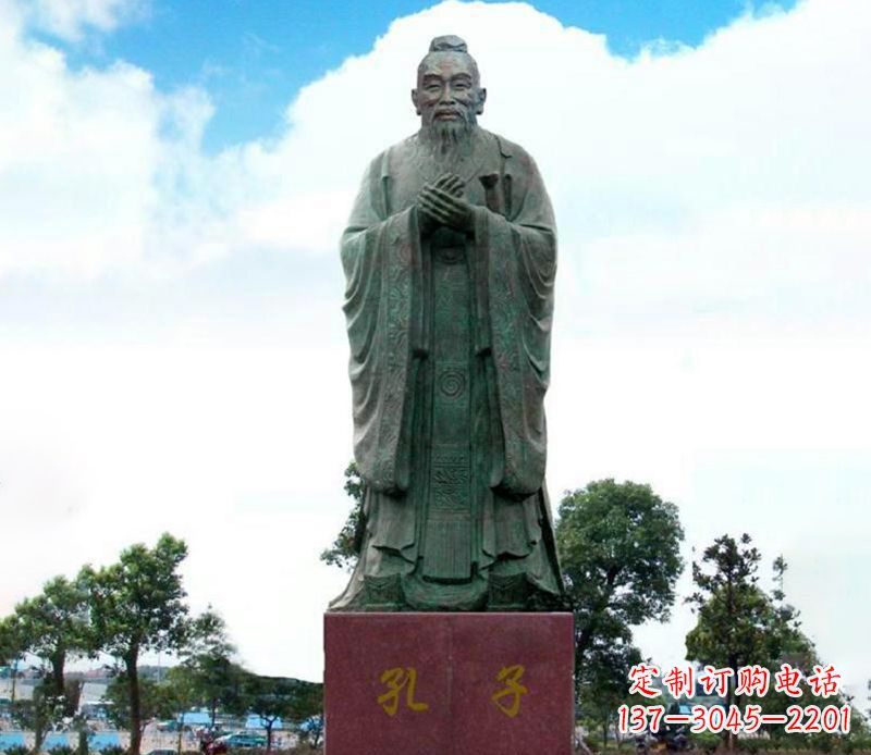 内江领雕塑:孔子雕塑尊崇传承