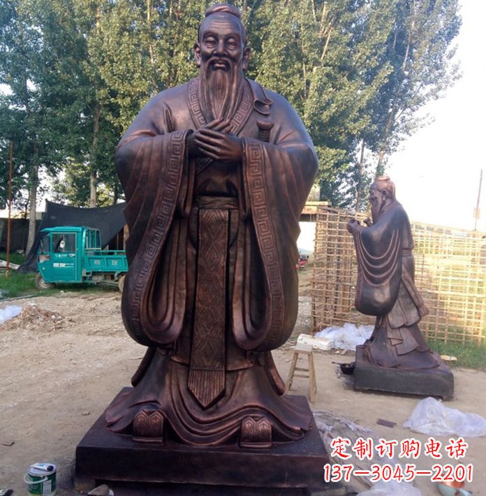 内江具有传奇色彩的孔子雕塑