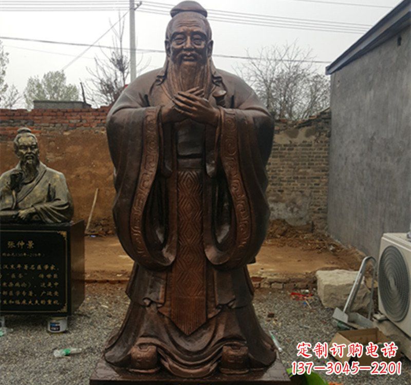 内江体现传统文化魅力精美孔子雕塑