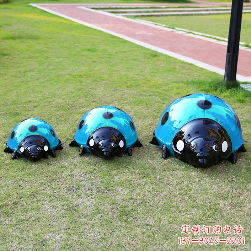 内江中领雕塑青蓝瓢虫雕塑是一款独特而又精致的…