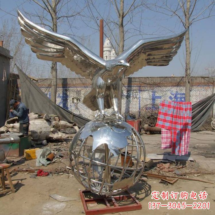内江复古经典不锈钢地球雕塑