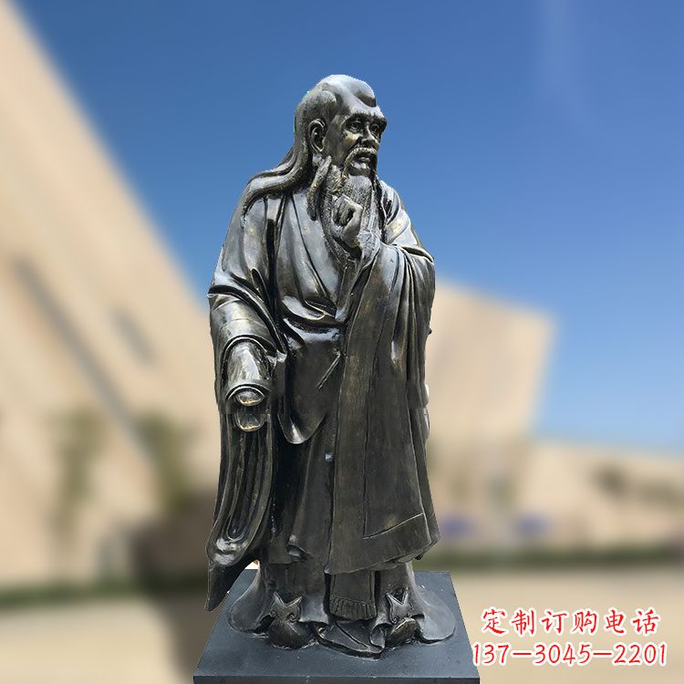 内江精美老子雕像,体现哲学思考之美