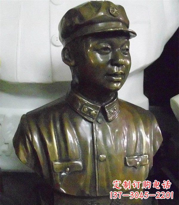 内江雷锋胸像校园玻璃钢雕塑
