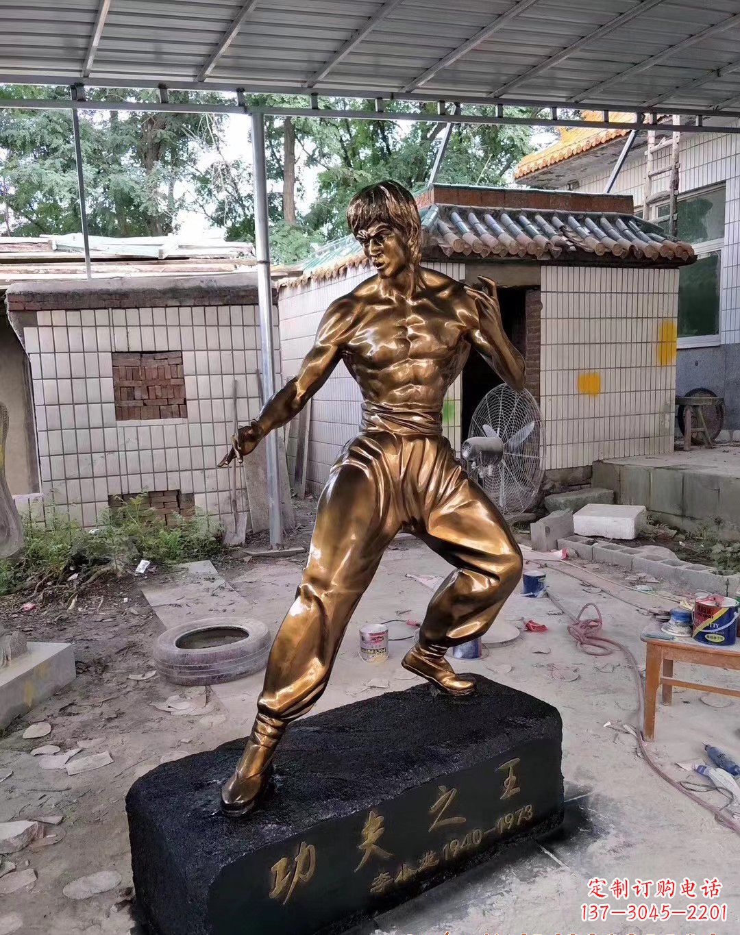 内江传承经典,荣耀李小龙——中领雕塑李小龙人物铜雕