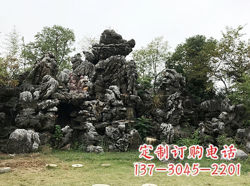 内江灵璧出品的山水雕塑