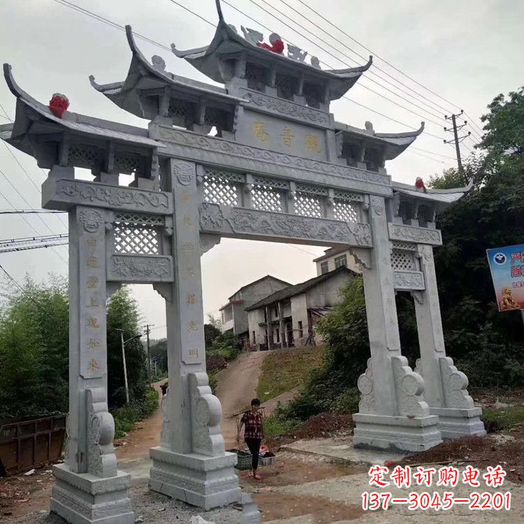 内江领雕塑-专业的石牌坊雕塑定制