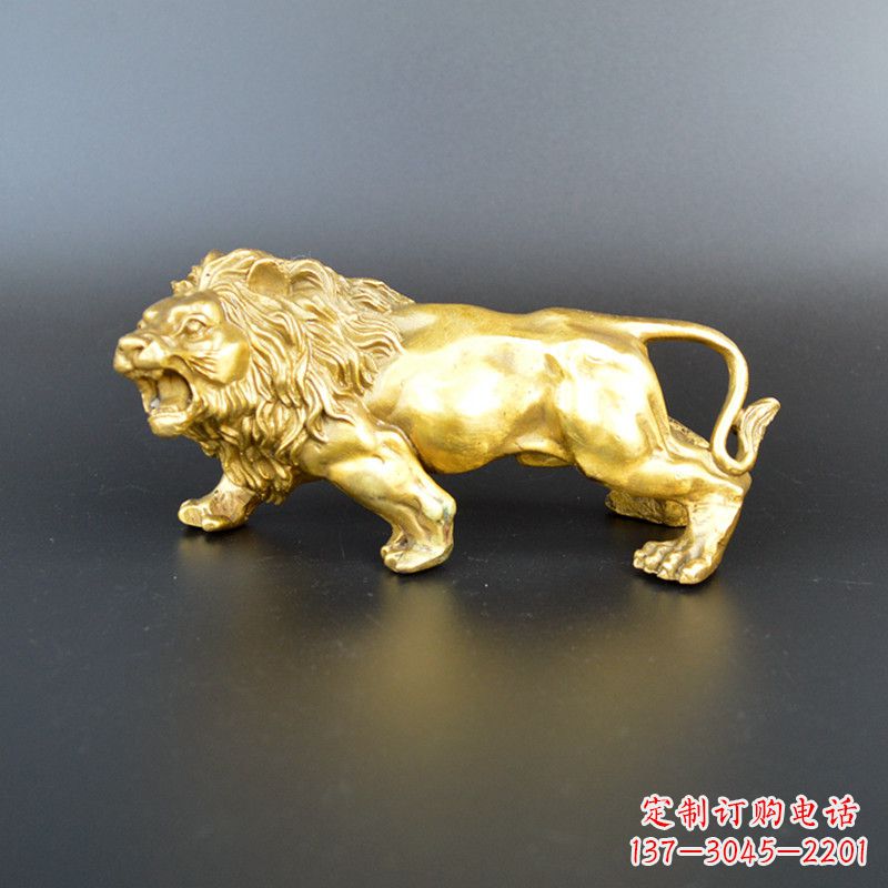 内江鎏金西洋狮子雕塑