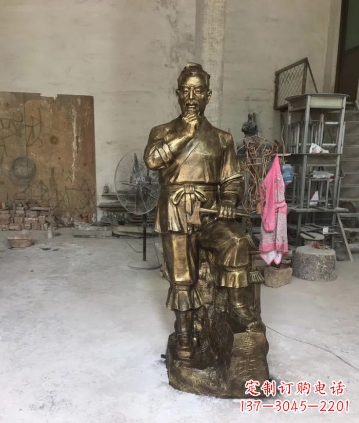 内江鲁班传世经典——铜雕塑