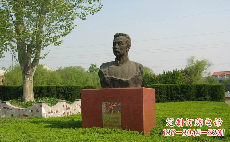 内江鲁迅胸像近代名人铜雕，荟萃中国精神精髓