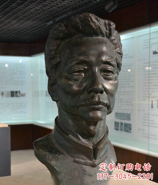 内江鲁迅名人铜雕雕塑—传承文化,永久纪念