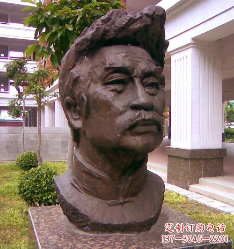 内江荣耀鲁迅,铸就永恒的铜像