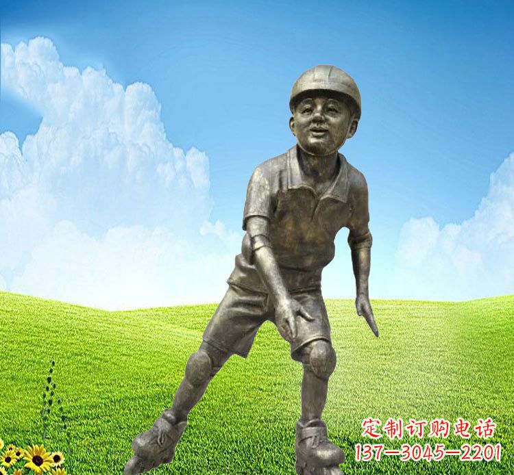 内江领雕塑:儿童公园里的铜雕精灵
