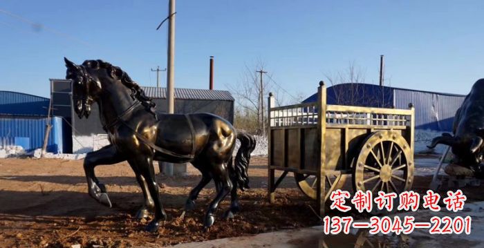 内江华丽复古,名车贵族,精美马车雕塑