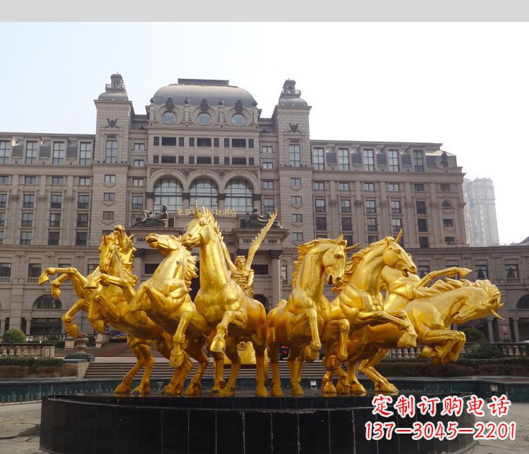 内江马动物铜雕,令您流连忘返