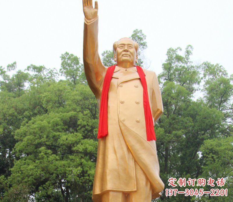 内江伟人毛主席铜雕,展现中国历史精神