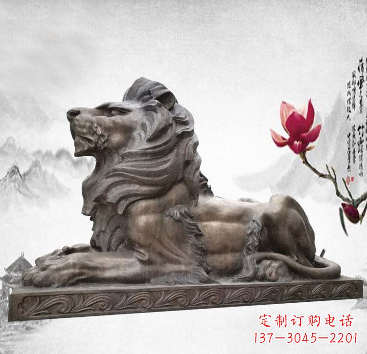 内江经典西洋欧式铜雕狮子