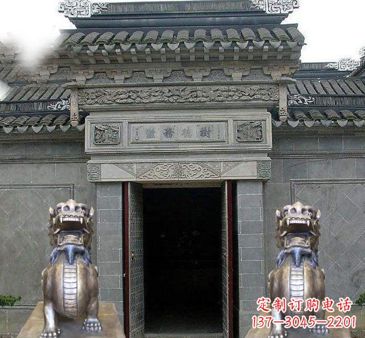 内江领雕塑定制的貔貅雕塑,展现祥和福禄