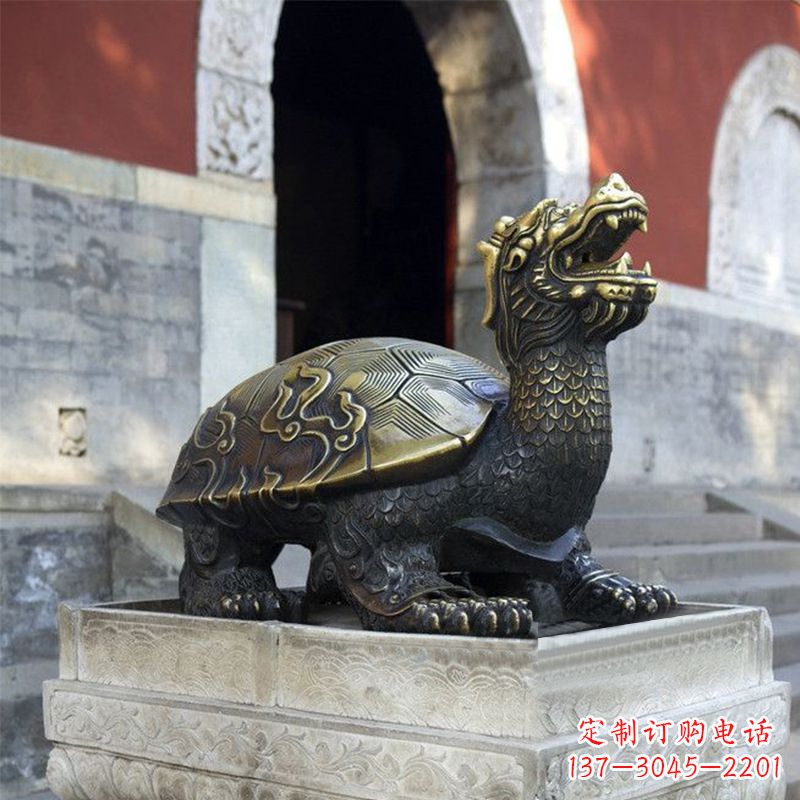 内江弥勒佛坐赑屃雕塑,神秘而古老