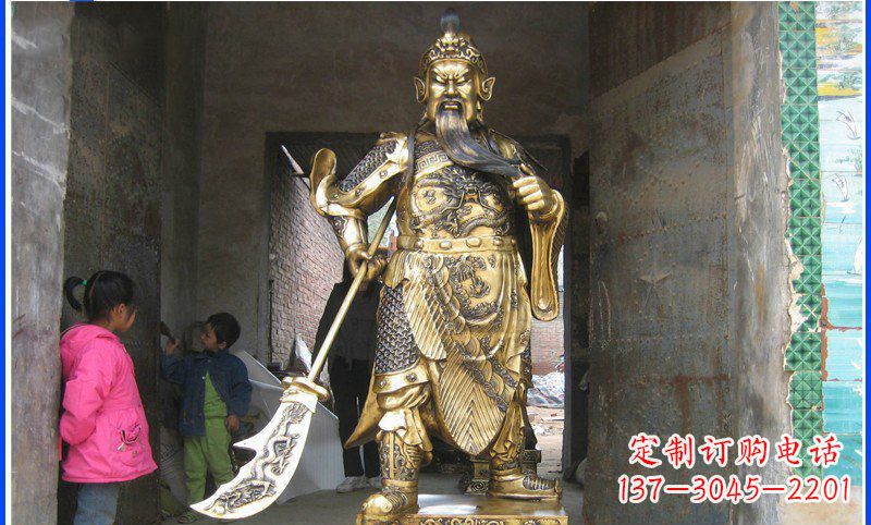 内江铸魂关公雕塑,让古老传说继续传承