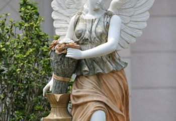 内江精致高雅的汉白玉天使雕塑