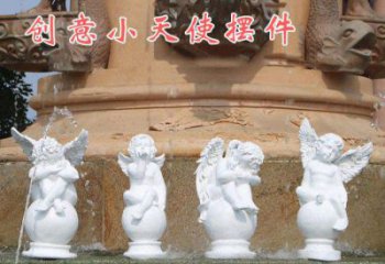 内江中领雕塑：汉白玉小天使雕塑