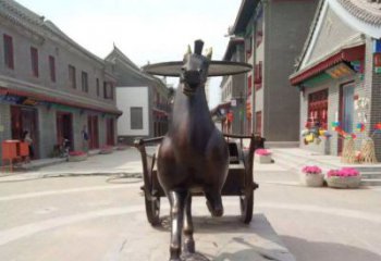 内江艺术装点的汉代马车——马车铜雕