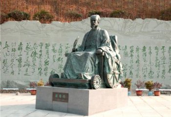 内江享誉世界的诸葛亮铜雕景观雕塑
