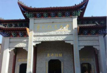 内江景区三门石雕牌楼，精美绝伦的艺术之作