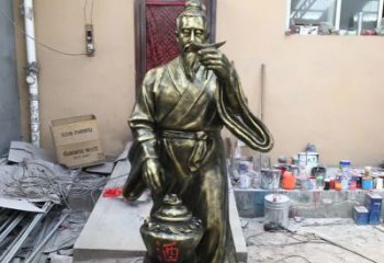 内江传承酒文化，杜康雕塑流传永恒