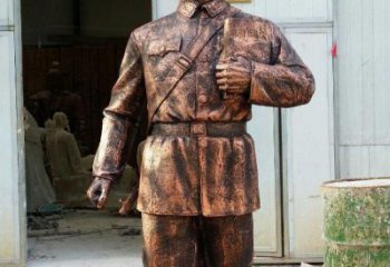 内江雷锋铜雕，传承爱心精神