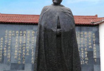 内江精美手工雕刻林则徐铜雕像