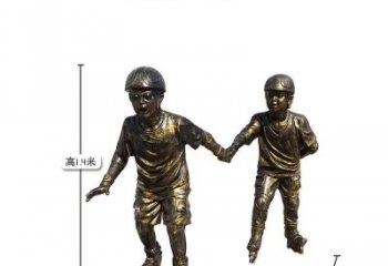 内江中领雕塑推出的趣味滑冰儿童雕塑一直是客户…