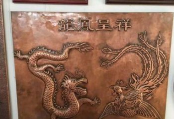 内江中领雕塑|传统铜雕龙凤精美雕塑
