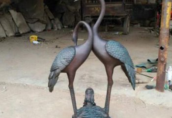 内江龙龟仙鹤铜雕——传承传统，增添福气
