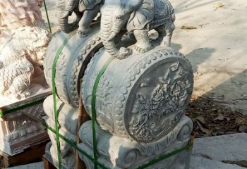 内江为您的大门增添重量感-中领雕塑石雕貔貅