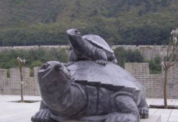内江中领雕塑母子乌龟公园石雕