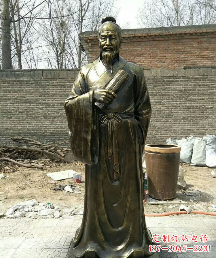 内江领雕塑:以张仲景铜雕为典范的传统工艺