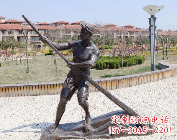 内江传道受业解惑的男子雕塑