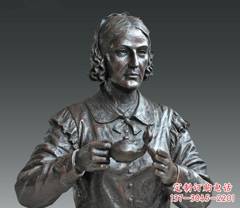 内江南丁格尔铜雕,尊贵雕塑定制