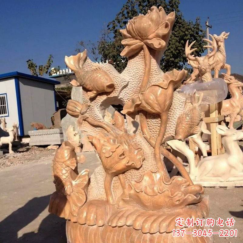 内江精美而独特的莲花石雕展现家居美学