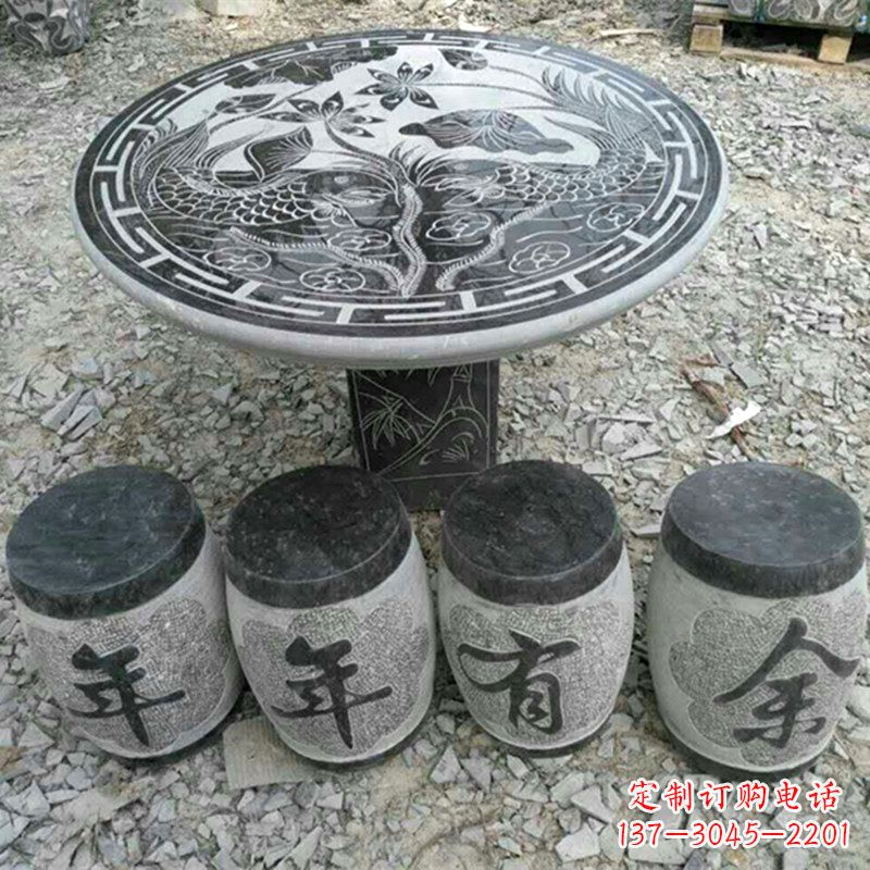 内江仿古石桌凳,雕刻雅致的完美
