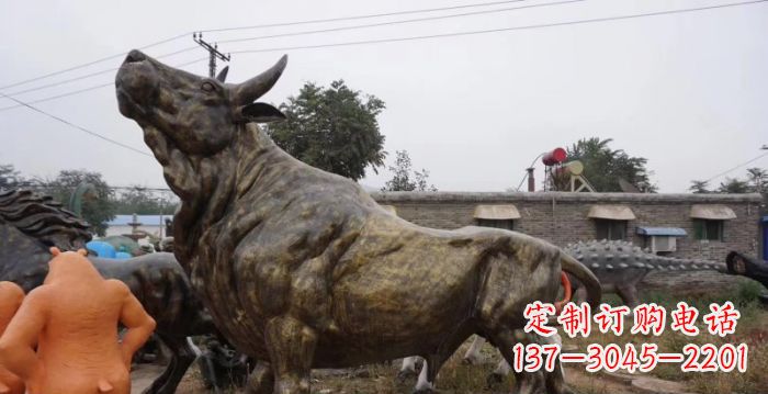 内江令人惊叹的牛铜雕塑