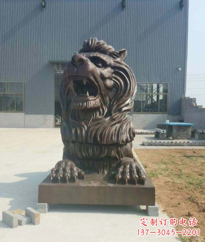 内江精美的欧式狮子铜雕