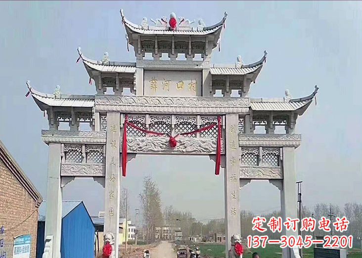 内江牌坊石雕龙