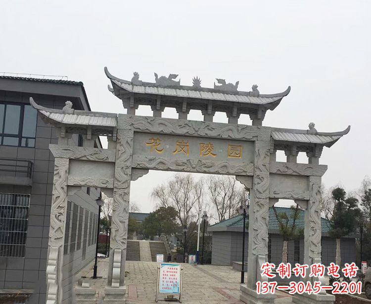 内江精美牌楼石雕,精致雕琢精美臻品