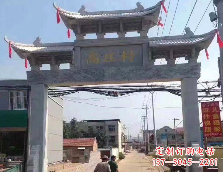内江牌楼石雕塑,为家庭装饰带来精致灵动